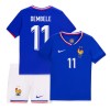 Maillot de Supporter France Dembele 11 Domicile Euro 2024 Pour Enfant